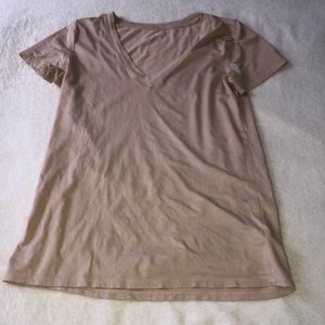 Tan casual t-shirt